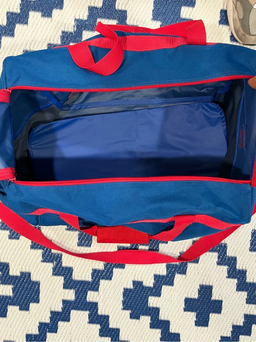 Vintage Atlanta Braves Duffel Baseball Sports Bag 90s